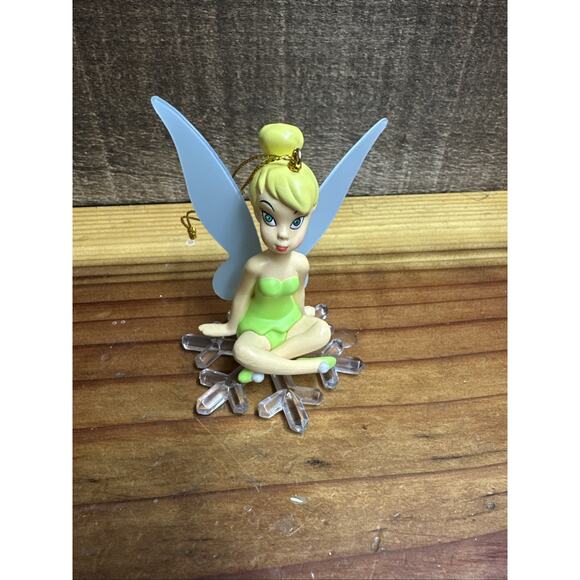 Disney Tinker Bell Groiler Snowflake Ornament In Box - Picture 1 of 6